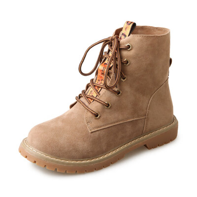 

Martin boots female British wind summer 2018 new students Korean version of the wild short boots street dance high help