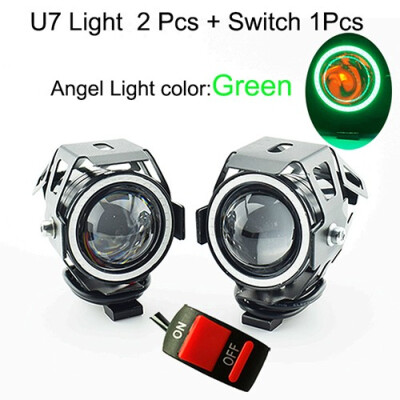 

​Motorcycle Headlight LED 12v 125w spotlights Motorcycle auxiliary Driving Lights Super Bright moto Fog Lamp Spot Headlamp