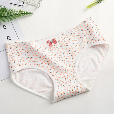 

Womens underwear cotton file in the waist triangle briefs womens large size cotton