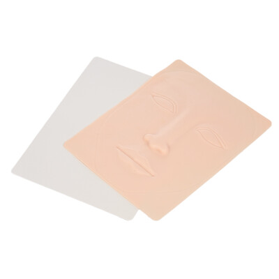 

2pcs Tattoo Practice Blank Silicone Fake Skin Tattoo 3D Cosmetic Permanent Makeup Learner Use