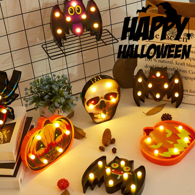 

Willstar Halloween LED Lamp Pumpkin Spider Fairy Lights Party Hanging Decorations Props