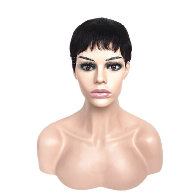 

New Arrival Brazilian Remy Pixie Cut Full Lace Front short Wigs for Black Women Glueless Short Human Hair Wigs