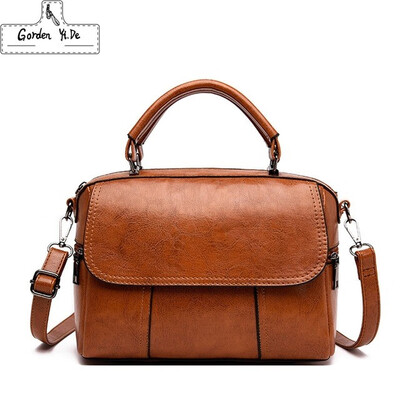 

2019 Fashion Pu Leather Women Shoulder Bags Famous Designer Vintage Large Women Messenger Bags Ladies Tote Bags