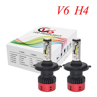 

2pcs Car H4 LED Headlight Bulb 12V 60W 5500K H1 H3 H11 H7 LED H13 9006 Car auxiliary Lamp Auto Fog Light spotlight car headlamp