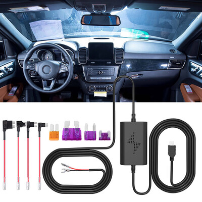 

US- Universal HardWire Fuse Box Car Recorder Dash Cam Hard Wire Kit Mini USB