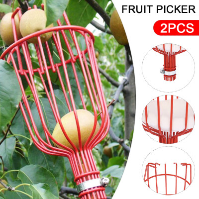 

Garden Fruit Picker Basket Orange Apple High Tree Picking Harvest Gardening Tool