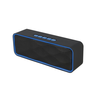 

Willstar 1PC Wireless Bluetooth Speaker High Bass Portable Outdoor Stereo Loudspeaker-Blue