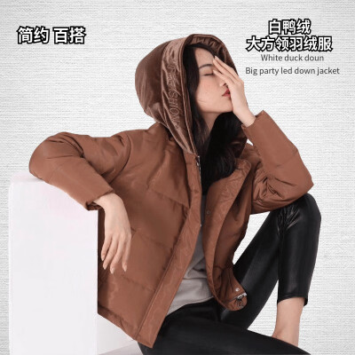 

Short down jacket thicken bread hat anti-season ultra-light jacket autumn&winter new fashion female students explosion models