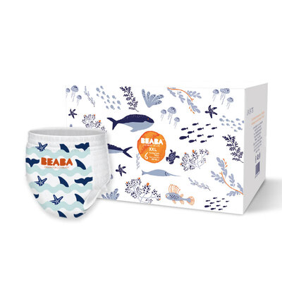 

BABA Baby BEABA Sun series baby pull-on pants  code gift box plus volume loading 564 pieces 15kg or more