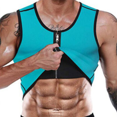 

Willstar Shaper Corset Sauna Suit Hot Body For Men Weight Loss With Zipper Waist Trainer Vest Workout