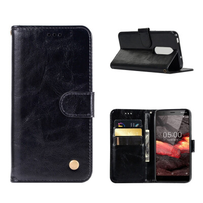 

MOONCASE Nokia 51 Premium Vintage Leather Case - Black