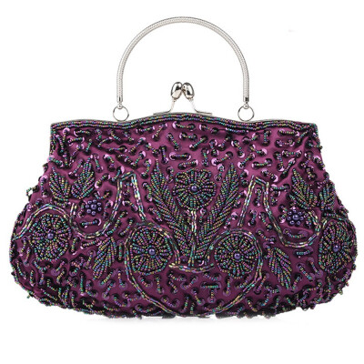 

Elegant Ladies Handbags for Party Evening Clutch Beaded Handbags Vintage Crossbody Bag for women