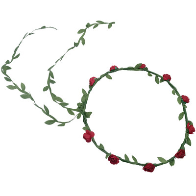 

Cute Flower Crown Wreath Floral Garland Headband Party Supplies Decorations for Festival Wedding Party Vacation Photography Props