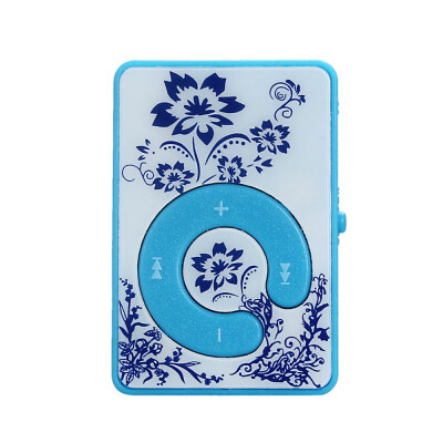 

EDAL Mp3 Player Mini Mirror Clip USB Digital Mp3 Music Player Support 8GB SD TF Card 6 Colors