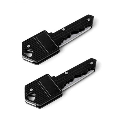 

Portable Camping Outdoor Survival Pocket Folding Key Shape Ring Knife Tool