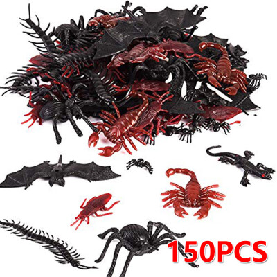 

44Pcs Prank Fake Roaches Plastic Cockroaches Creepy Cock Roach Bug Joke Toys