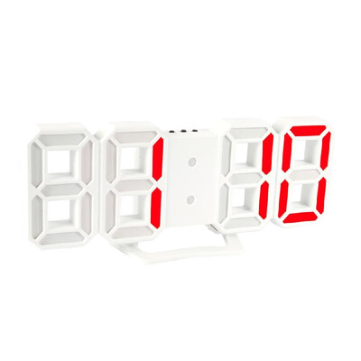 

3D LED Digital Clock with Night Mode Adjust the Brightness Electronic Table Clock Alarm Clock Wall Glowing Hanging Clocks