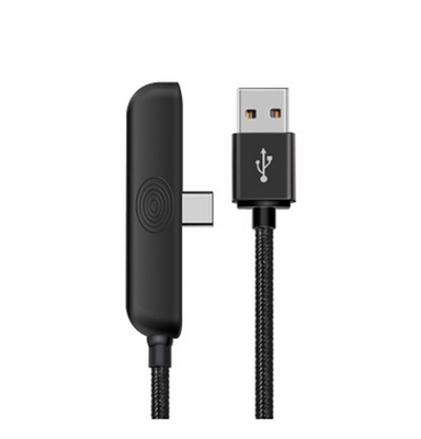 

Mobile video data line double elbow flash charging game controller auxiliary Android fast charging line 1m