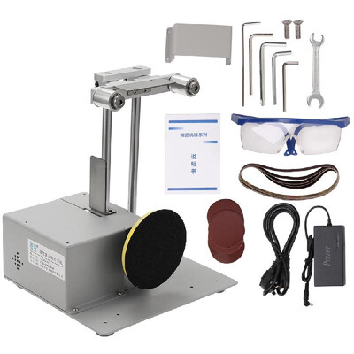 

4-in-1 Multifunctional Mini Small Table Saw Belt Sander Kit Electric Saw Cutting Machine Set Handmade Woodworking Bench Saw DIY Mo