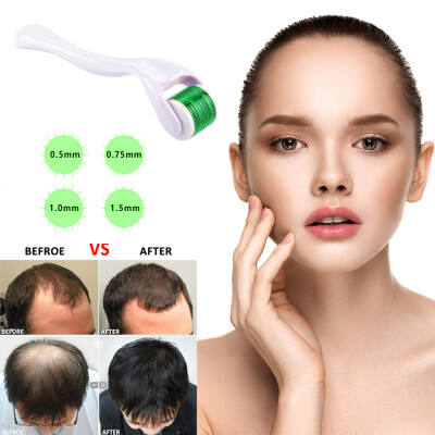 

540 Titanium Micro Needle Derma Roller Beard Hair Regeneration Growth Skin