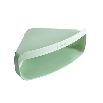 

Bathroom Kitchen Wall mounted Triangular Storage Rack for Corner of Wall