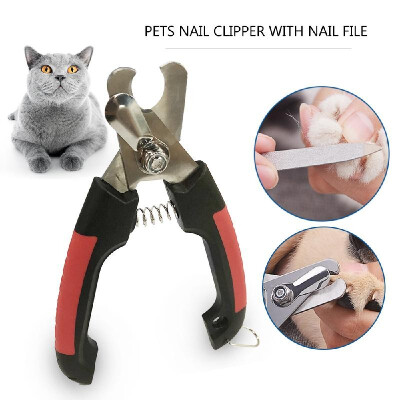 

Professional Pet Dog Nail Clipper with Lock&Nail File Grooming Scissors Clippers for Animals Cats Size