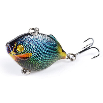 

45cm 88g Mini VIB Fishing Lures with Treble Hooks 3D Eyes Lifelike Fishing Bait Artificial Hard Bait Lure