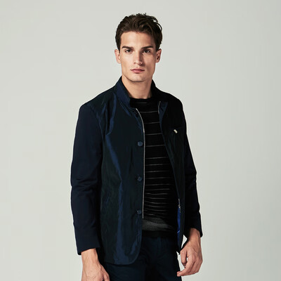 

Rimula K-boxing spring jacket mens fit version of the jacket mens casual long version of the jacket men FKZL1204 deep blue 190XXXL