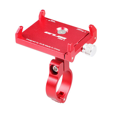 

GUB Anti-Slip Bicycle Adjustable Phone Holder Mount Bracket Handlebar Clip Stand for 35-62inch Smart Mobile Phone for Android fo