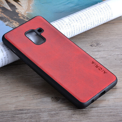 

Case for Samsung Galaxy A8 plus 2018 coque Luxury Vintage leather Skin covers for Samsung Galaxy A8 Plus 2018 phone case funda
