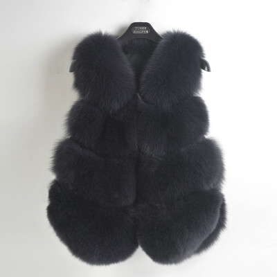 

Womens Real Fox Fur Gilet Natural Fur Vest