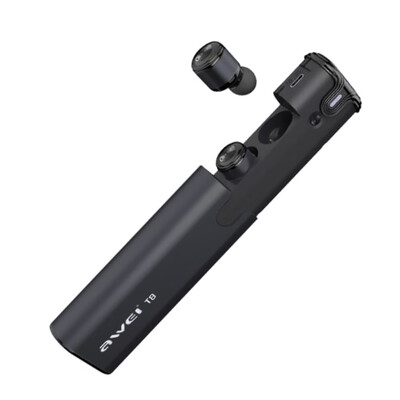 

Awei T8 BT Earphone TWS In-Ear Wireless Earbuds with Mic Portable Sport Mobile Mini Earpiece with Charging Box