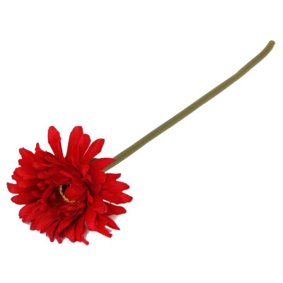 

UpperX 5 pieces of artificial flowers Gerbera Gaensebluemchen Red
