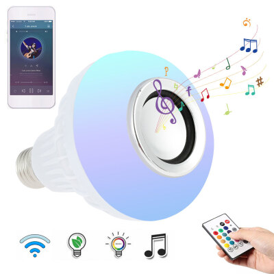 

Willstar LED Wireless Bluetooth Bulb Light Speaker E27 RGB Smart Music Play Lamp Remote