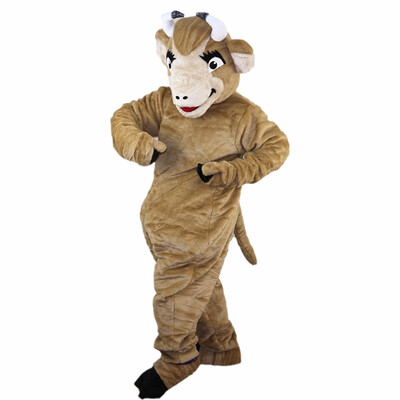 

LangtengBull Yak Cattle Scalper Mascot Cartoon Costume Cosplay Party Halloween Christmas Festival Performance