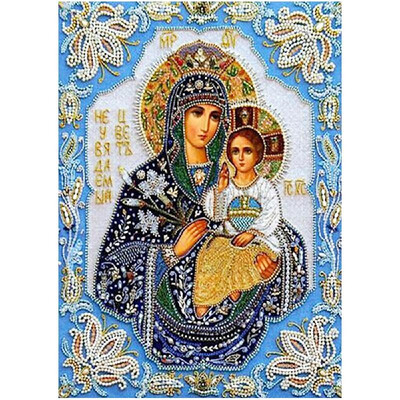 

DIY Diamond Painting Cross Stitch Religion Icon of Leader Embroidery Religious Virgin Sister Home Decor Rhinestone Mosaic Needlewo