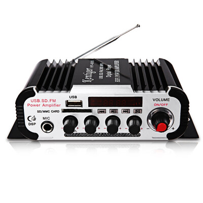 

Kentiger HY - 600 IR Control FM MP3 USB Playback Digital Audio Amplifier