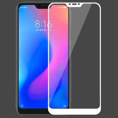 

2 Pcs- 25D Premium Tempered Glass for Xiaomi Redmi 6 Pro Full Cover Screen Protector Protective Film for Xiaomi Mi A2 Lite