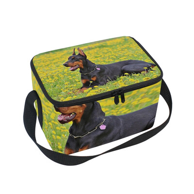 

ALAZA Lunch Box Insulated Lunch Bag Large Cooler Nature Dog Mammal Tote Bag