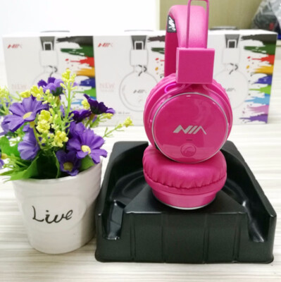 

NIA Q8 Wireless Bluetooth Headphones Foldable Stereo Headset with Mic Sport Bluetooth Earphone Support TF Card FM Radio
