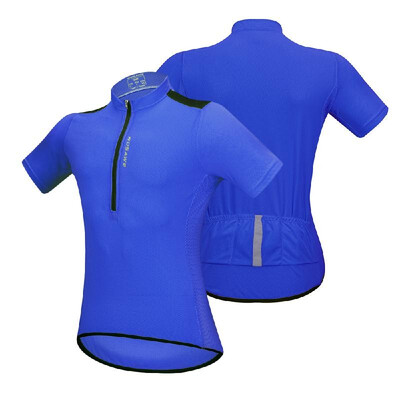 

Mens Short Sleeve Cycling Jersey Breathable Half Zipper MTB Riding Biking Bicycle Shirt Top