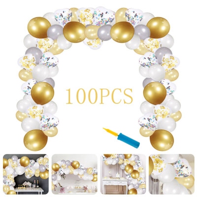 

Willstar 100PCS Confetti Balloon Arch Kit Garland Wedding Baby Shower Birthday Party Decor