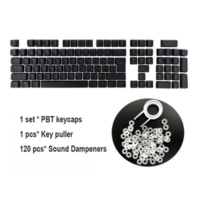 

Russian Keycaps for Mechanical Keyboard Compatible with MX Switches DIY Replacement Transparent Support Led Lighting Keycaps