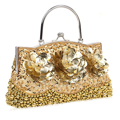 

National Flower Evening Bag for Women Small Laides Handbags Shoulder Bag Crossbody Bag Purse for Party Wedding