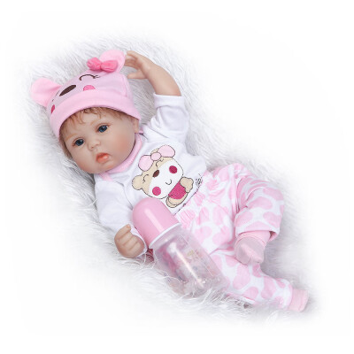 

15in Reborn Baby Rebirth Doll Kids Gift Cloth Material Body