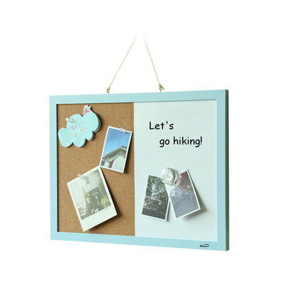 

Kinnet 157118inches Whiteboard Cork Board Combination Set Magnetic Hanging Bulletin Board for Home or Office as Photo or Messag