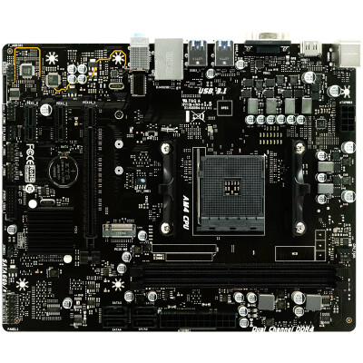 

BIOSTAR B45M2 motherboard onboard M2 interface AMD B350Socket AM4