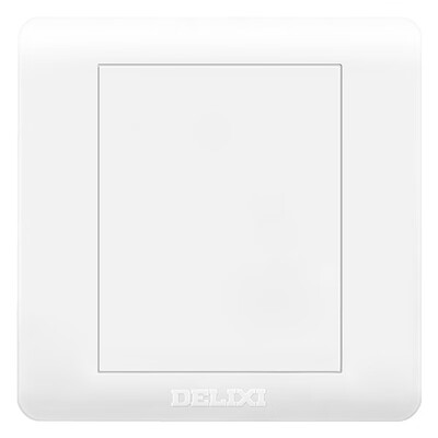 

Delixi DELIXI switch socket cover blank blank fill panel classic white series