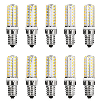 

Lightme 10PCS AC 220V 5W E14 SMD 3014 LED Lamp Bulb Spotlight with 104 LEDs