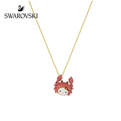 

SWAROVSKI Swarovski Hello Kitty Cute Crab Model Necklace Girlfriend Gift Plated Rose Gold 5532217